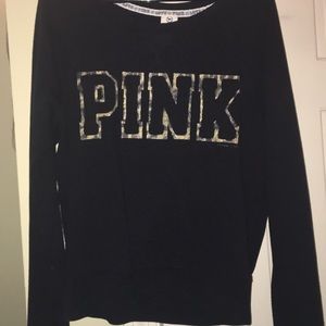 Victoria Secret-PINK crew neck hoodie